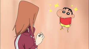 Shin Chan y a ritmo de samba